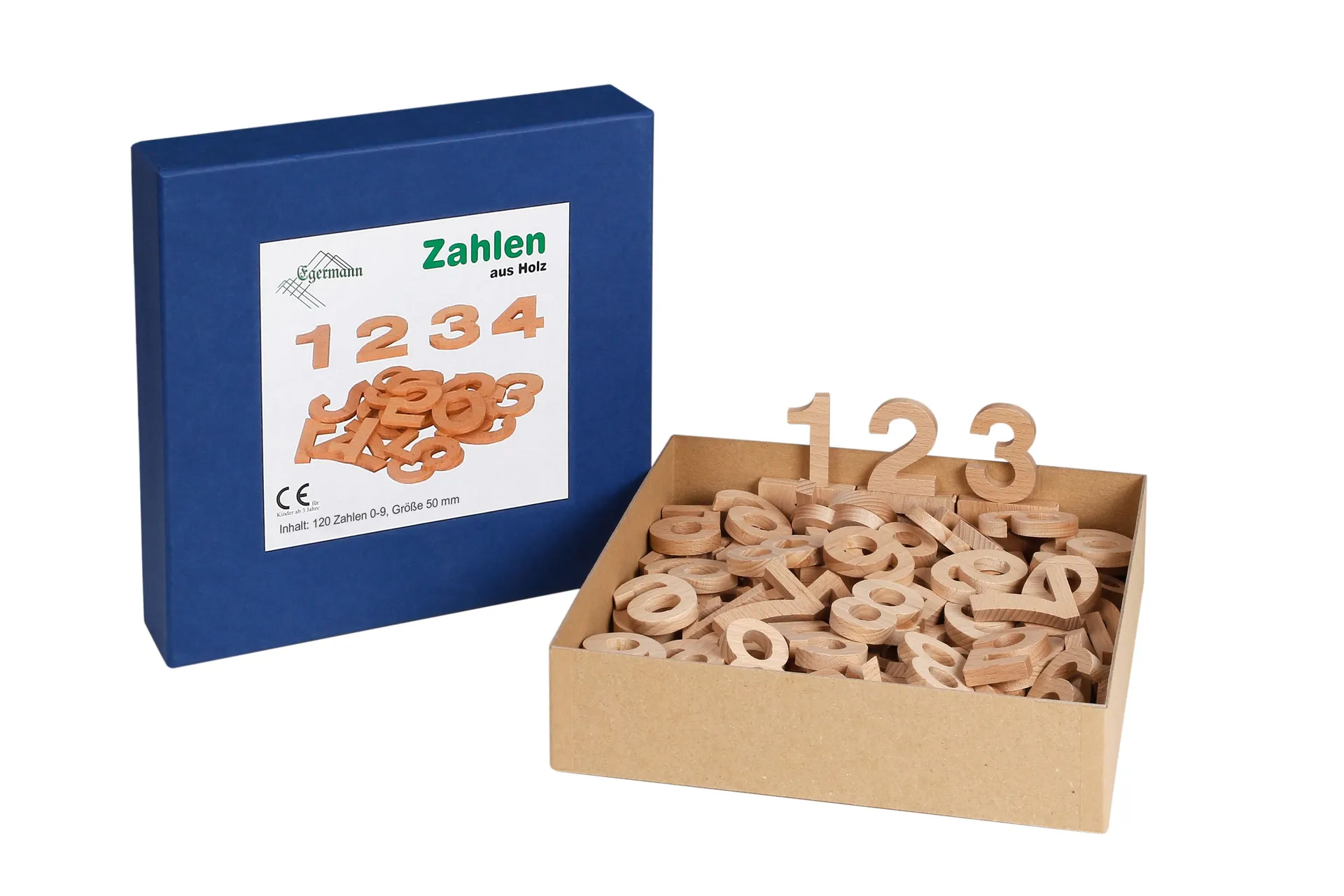 Zahlen aus Holz