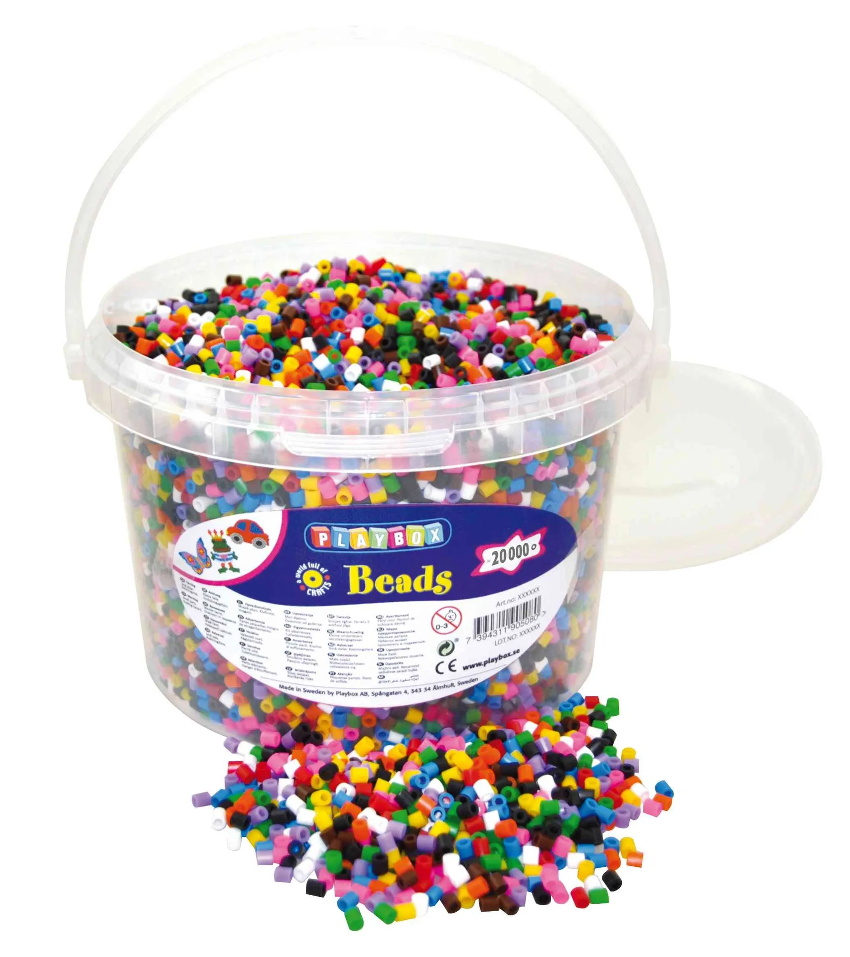 13051_2 Bügelperlen Kiga-Dose | Dragon Toys