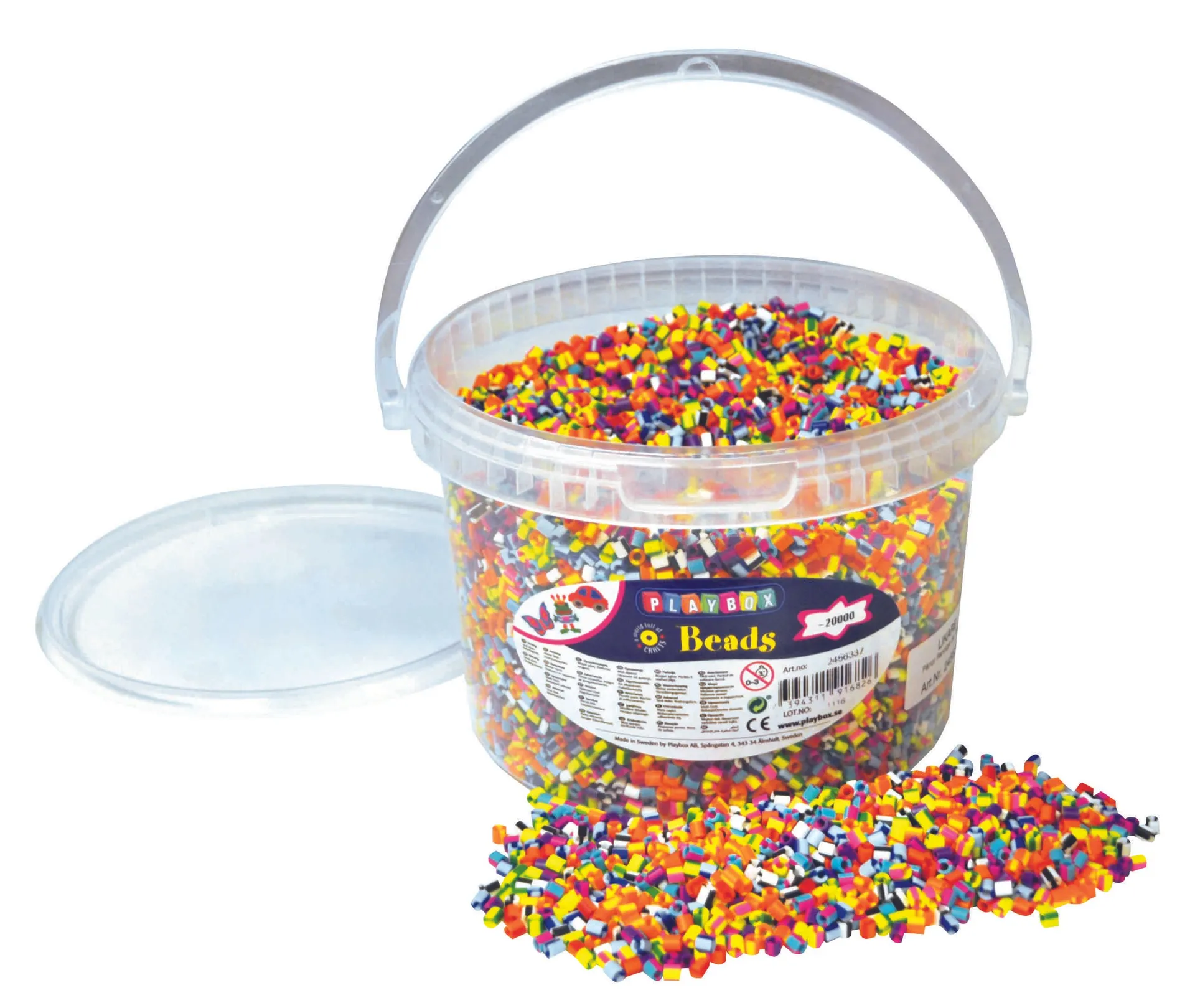 13061_1 Bügelperlen gestreift | Dragon Toys