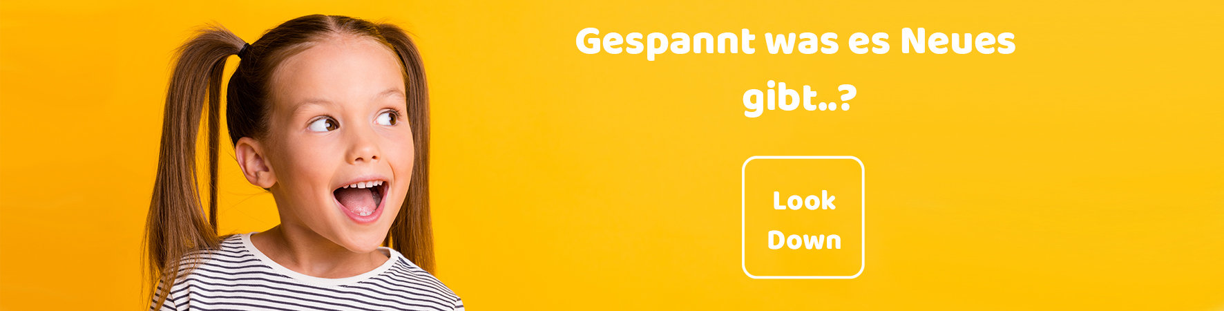Header Startseite Neuigkeiten Mädchen staunt