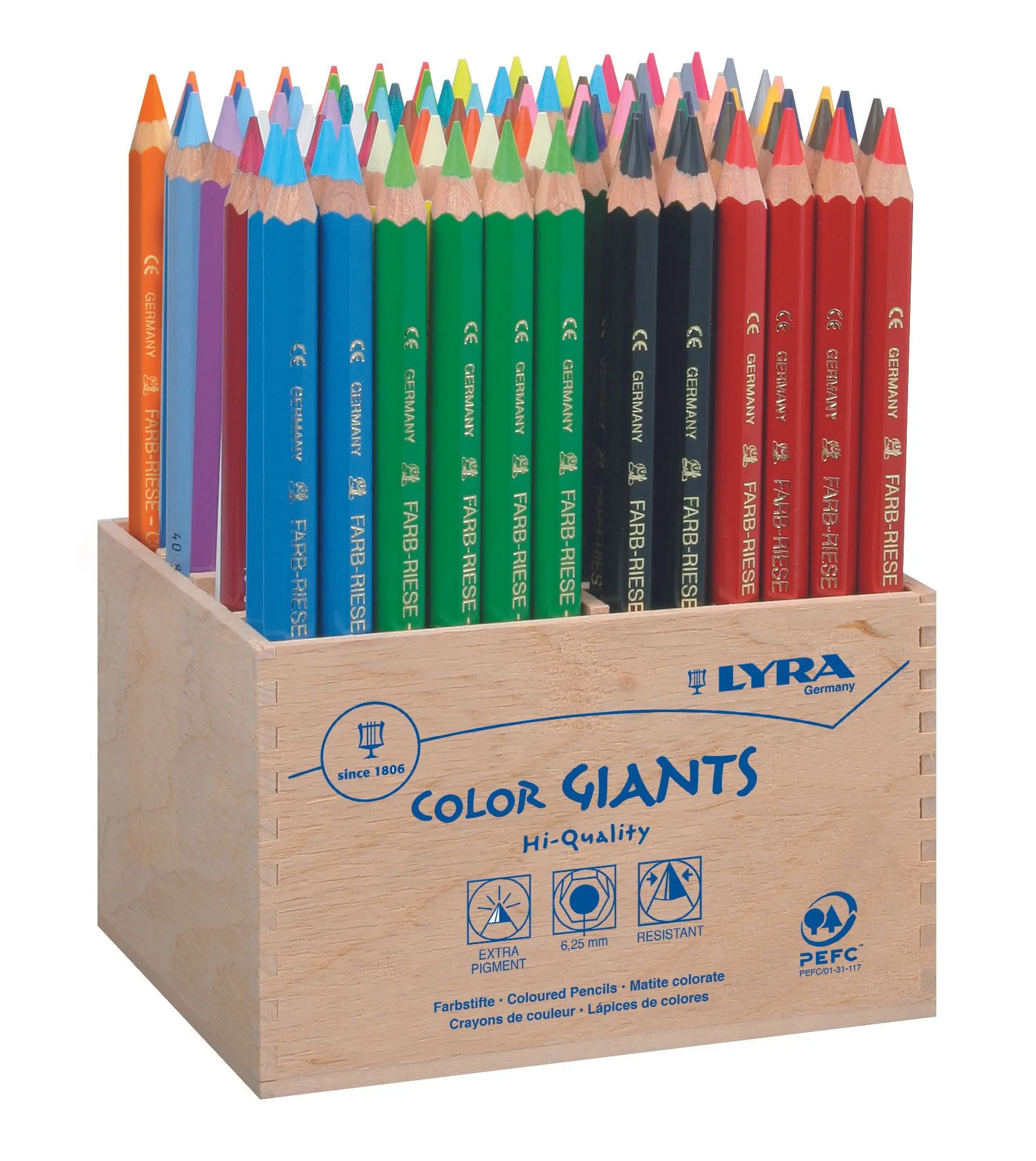 Farb-Riesen bunt