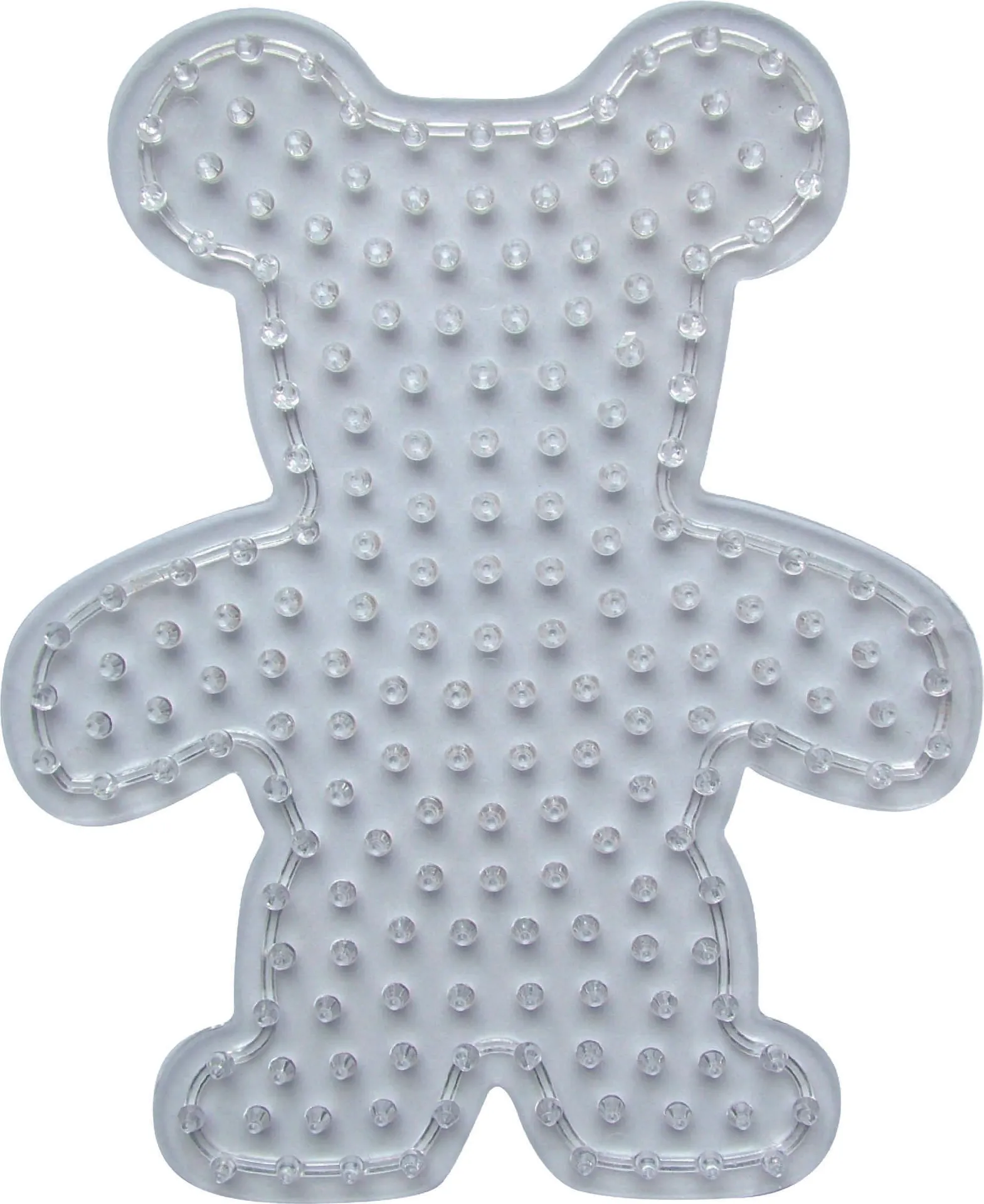 XL Bügelperlen Steckplatten | transparent | 3er Set | Dragon Toys