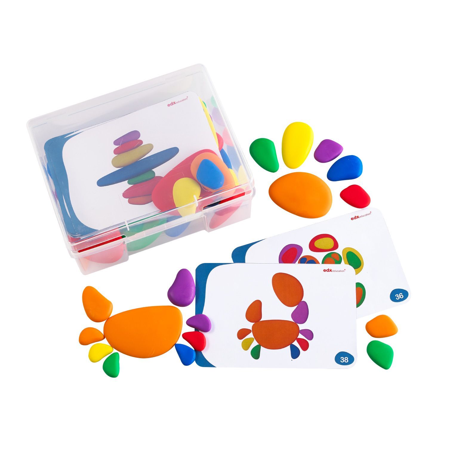 Regenbogensteine-Set
