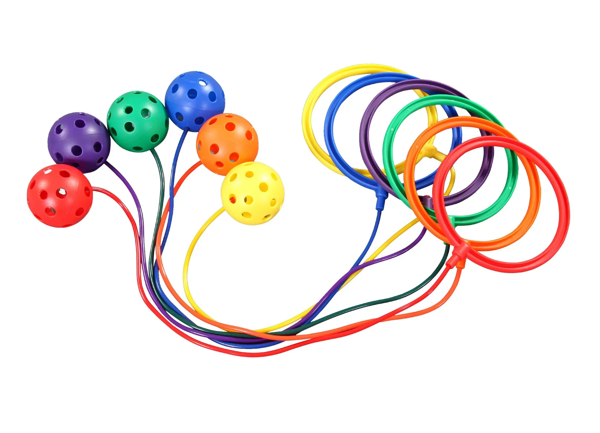 Fußkugel 6er Set auf weißem Hintergrund Fußkugel 6er Set | Dragon Toys