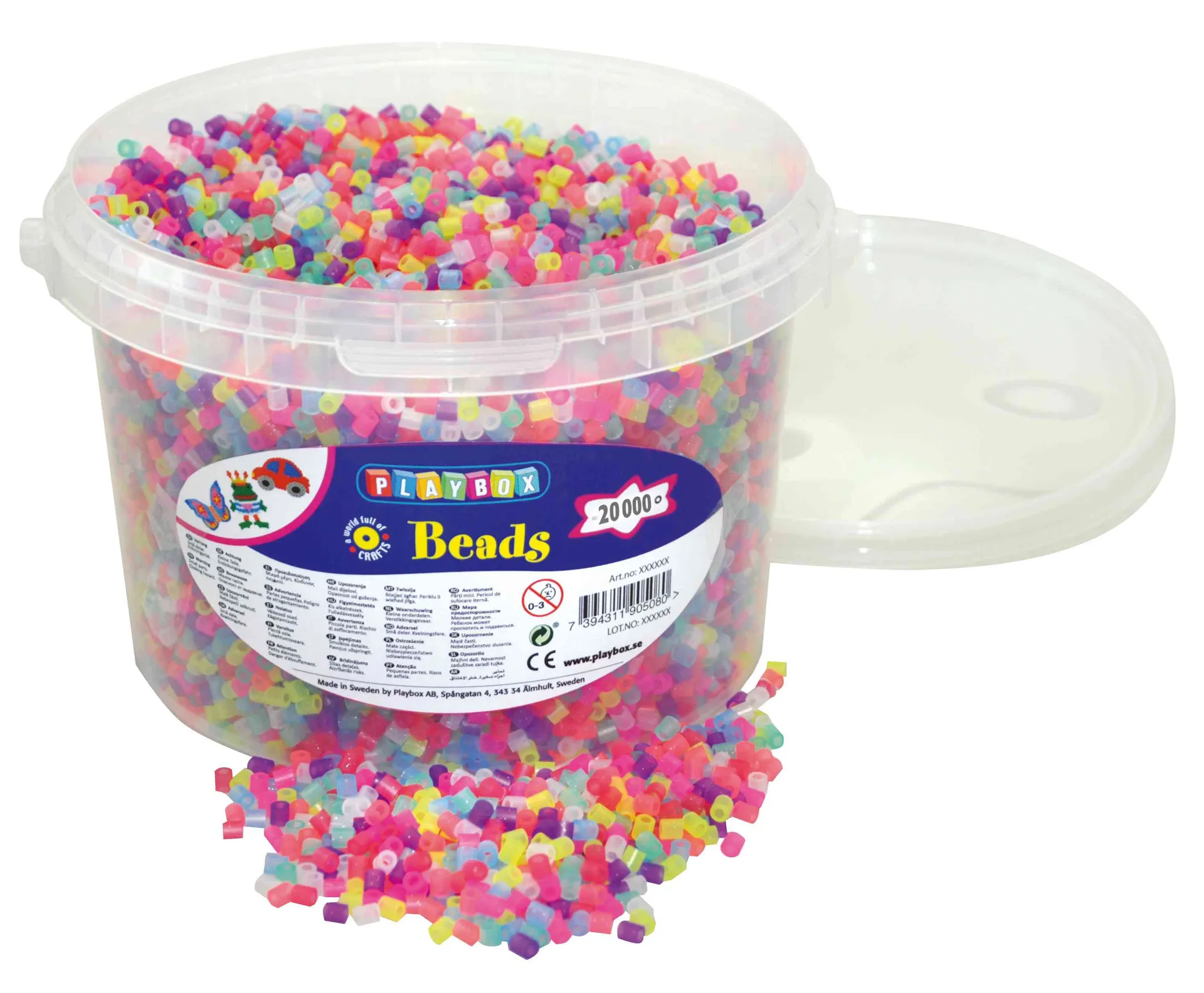 13062_1 Bügelperlen glitzer | Dragon Toys