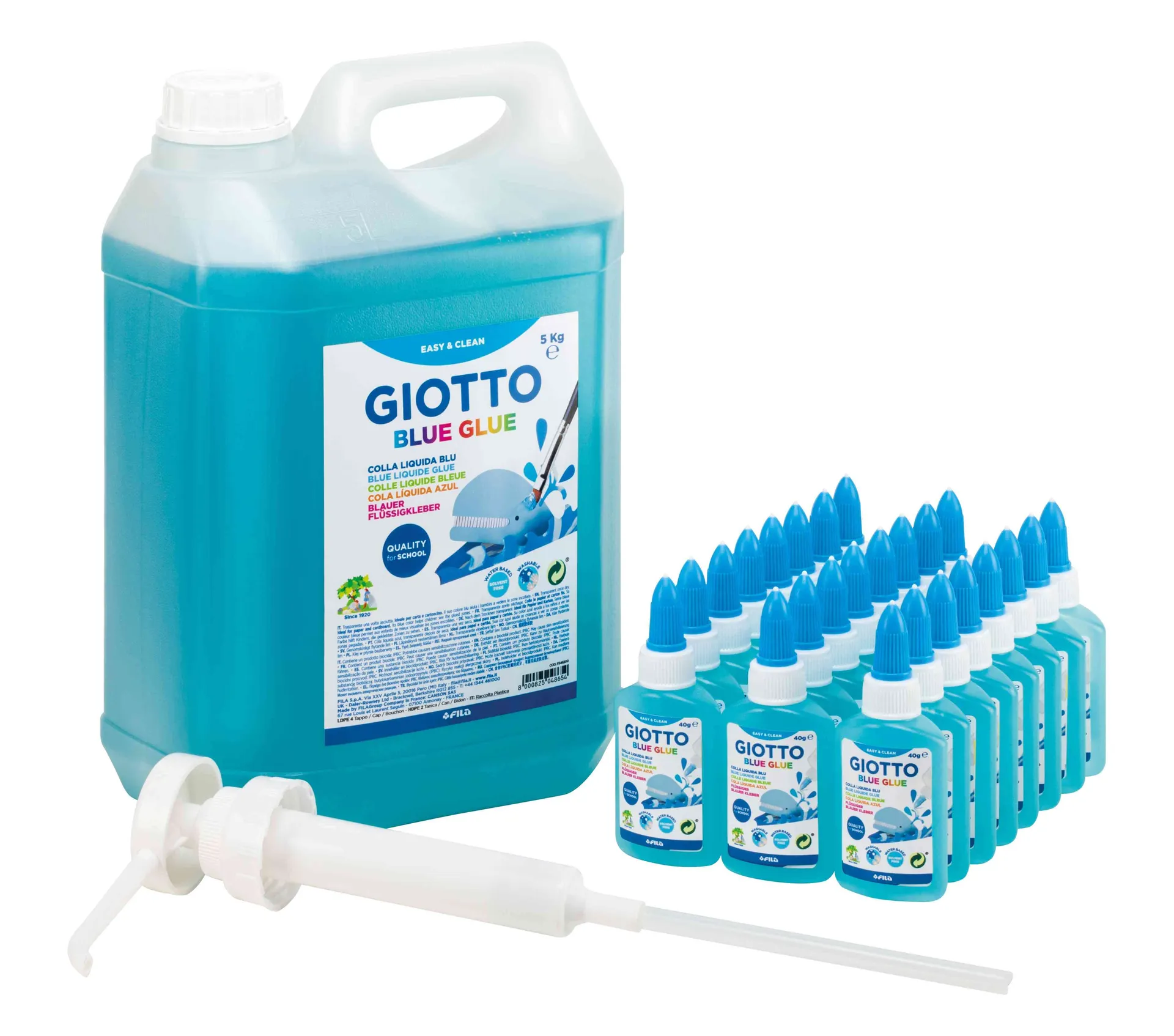 Blauer Kleber | Kiga- oder Schulpackung