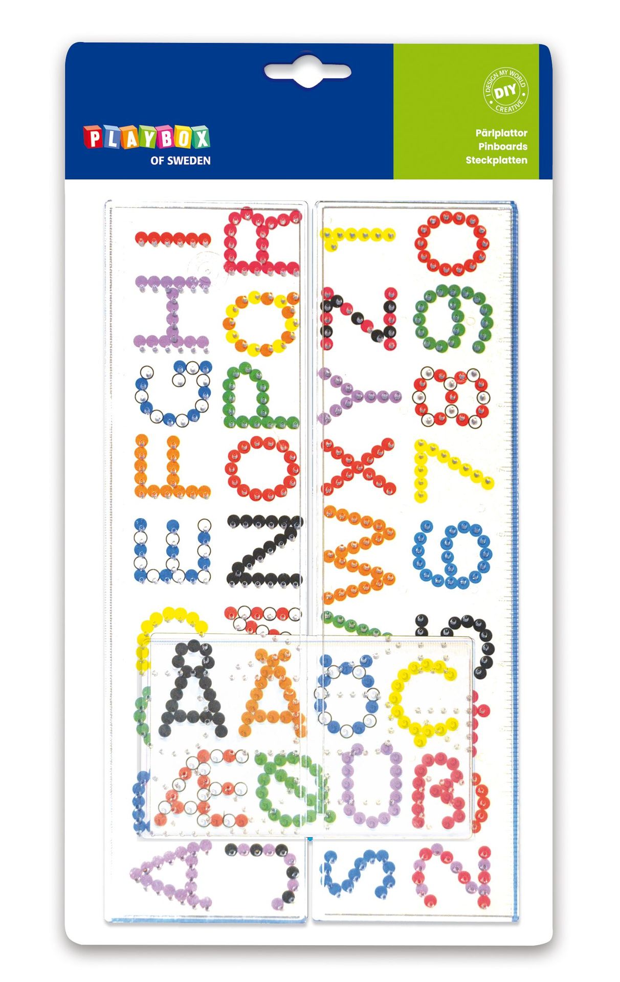 Bügelperlen Steckplatten für Buchstaben & Zahlen