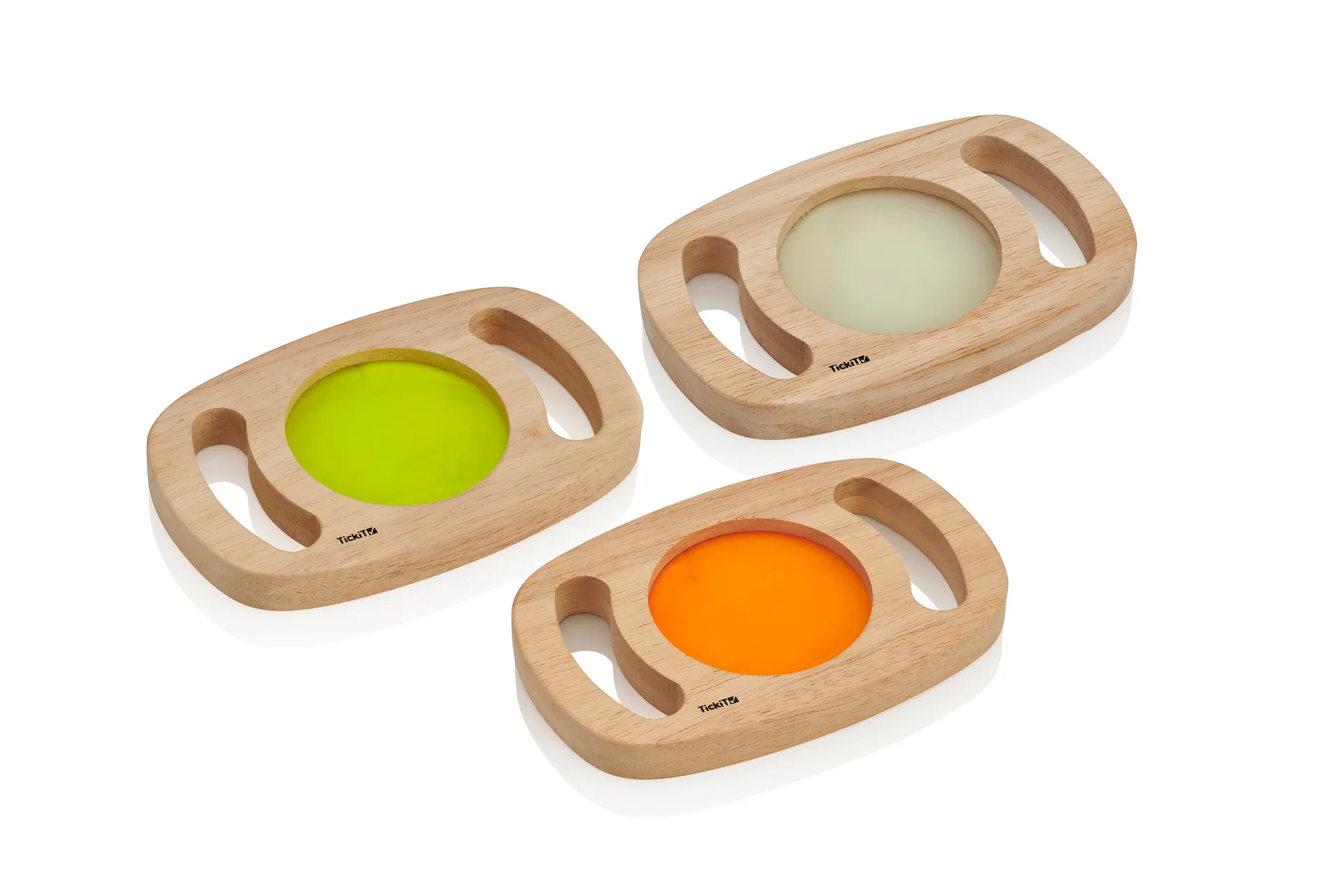 drei Entdeckergläser auf weißem Hintergrund Entdeckergläser "Glow" 3 tlg.