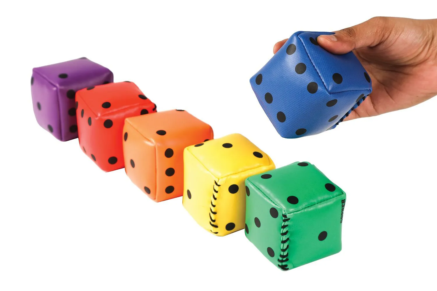 Regenbogen Würfel 6er Set | Dragon Toys_50072_